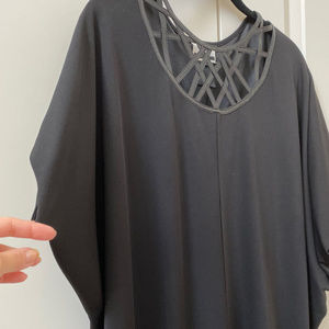 Underligne by Doo.Ri Bat Wing Dress with Leather